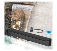 Generico Fontana a Cascata da Incasso per laghetti da Giardino, acquari e ruscelli - Elemento Decorativo con Getto d'Acqua per Il Relax all'aperto e al Chiuso