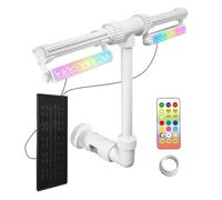 Generico Fontana da Piscina - Ricaricabile Impermeabile con | Pompa Fontana per Piscina | per Piscine Fuori Terra e Interrate, Spa, Giardino, Cortile, Decorazioni per Esterni, Feste Estive