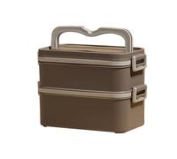 Generico Food Containers, Leak-Proof Lunnch Box, Stainless Steel Multifunctional Lunch | Stainleess Steeel Foodd, Leeak Prooof Microwave & Dishwasher Safe Removable Divider Reusable for Travel & Work