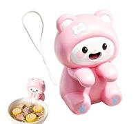 Generico Food Cooling Fan Cartoon Animal Quiet USB Rechargeable