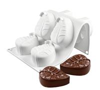 Generico Food Silicone Molds, Leaf Chocolate Candy Baking Mold 6 Cavity