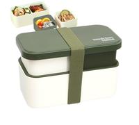 Generico Food Storage Containers | 1450ml Lunch Box Set | Sustainable Leak-Proof, Dishwasher Safe Meal Container with Removable Utensil and Sealing Strap,for Work College School Picnic Outdoor