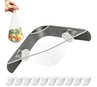 Generico Food Strainer for Sink - Mesh Corner Drain Collector, Triangular Filtering Basket Equipment, Reusable Water Flow Separator Tool | for Catering Kitchen Shower Dining Room Laundry Cl