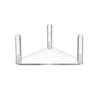 Generico Football Stand,Acrylic Storage Holder - 12x12x12cm Compact Basketball Display Stand | Strong for Soccer Volleyball Sports Table Home Gym Bedroom Storage