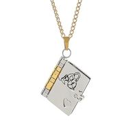 Generico For Granddaughter - The Most Beautiful Chapter Book Necklace, Personalized 6 Pages Necklace, Graduation Birthday Gifts from Grandma Nana Grandpa for Granddaughters Women (Style B-Mix)