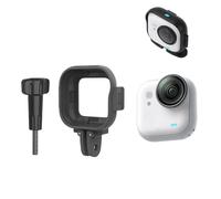 Generico For Insta360 GO Ultra, Horizontal and Vertical Expansion Adapter Anti Impact Protective Frame, Sport Camera GO Ultra Stand with 1/4 Screw