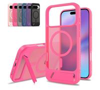 Generico for iPhone 17 Pro Max Case with Hidden Stand, Military-Grade Protection & Ultra-Thin Matte Finish (Red,14ProMax)