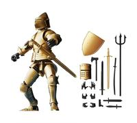 Generico for T13 Action Figure, Medieval Action Figures, Creative Poseable Action Figures Fully Articulated Action Figures for Desk Display Area, Movable Medieval Knight Toy Small Action Figures