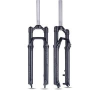 Generico Forcella Ammortizzata for Mountain Bike da 27,5/29 Pollici, Bloccaggio Manuale, Molla A Olio, Anteriore Meccanica, Perno Destro 1-1/8", Escursione 100 Mm X 9(29in)