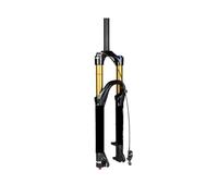 Generico Forcella Ammortizzata MTB, steli da 34 mm, 26/27,5/29 Pollici, smorzamento Aria e Olio, Blocco Manuale, Escursione 140/160(27.5 Remote 140mm)