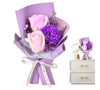 Generico Forever Flowers | Rosa Stabilizzata al Sapone Artificiale per Decorazione - Bouquet per Anniversari e Donne | Regalo Insegnanti Festa della Mamma San Anniversario Pensionamento