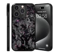 Generico Forged Carbon Fiber Phone Case for iPhone 17 Pro Max, All-Inclusive Magnetic Wireless Charging, Color Clash Design, Aramid Fiber for iPhone 11/12/13/14/15/16/17 Pro Max (for 16pro,Purple)