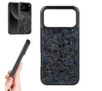 Generico Forged Carbon Fiber Phone Case for Iphone 17 Pro Max, Carbon Fiber Phone Case for Iphone 17 Pro, Support Wireless Charging, Magnetic All-Inclusive Protective Anti-Fall Case (17 Promax,Blue)