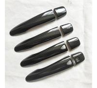 Generico Forma decorativa Accessori Per Coprimaniglia Cromata Auto In Plastica Imitazione Fibra Carbonio Per N&issan Per Qashqai J11 2014-2019(Style 2)