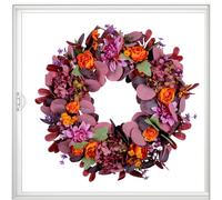 Genérico Forma della Porta Autunnale: Ghirlanda Artificiale Autunnale, Esterno per terrazza, Giardino, Matrimonio, terrazza, Stile Country, Accento stagionale per la casa, Fame da Parete