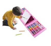Generico FORNITÀ ARTICA Bassi - Set DRIPAGGIO 208, Kit Case Trifold | Cassetta degli Attrezzi Completi di Pittura, Include pastelli ad Olio pastelli Colorati matite Torte ad Sketch Pad per l'uso Reg