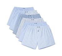 Generico Forte - 6 Boxer Uomo Cotone 100 per Cento in Tessuto Popeline Made in Italy, Colorazioni Assortite, Mutande Uomo Cotone, Taglie dalla S alla 5XL Intimo Uomo, Underwear Uomo (XL)