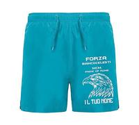 Generico Forza Biancocelesti Costume Azzurro Personalizzato con Nome Idea Regalo Compleanno Estate Piscina Vacanze Mare papà Tifosi Aquila Aquilotti Lazio MCM Squadra del Cuore