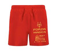 Generico Forza Giallorossi Costume Rosso Personalizzato con Nome Idea Regalo Compleanno Estate Piscina Vacanze Mare papà Tifosi Colosseo Lupa Magica Lupacchiotti Squadra del Cuore 1927 Italia