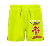 Generico Forza Viola Costume Rosso Personalizzato con Nome Idea Regalo Compleanno Estate Piscina Vacanze Mare papà Tifosi Firenze Giglio Squadra del Cuore 1926 Italia
