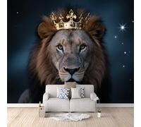 Generico Fotomurale Da Parete Il Re Leone, Carta Da Parati Per Camera Da Letto Arte Selvaggia 300X210cm Per Soggiorno Rinfresca Subito Gli Interni Adatto A Camere Da Letto E Camerette Allineamento