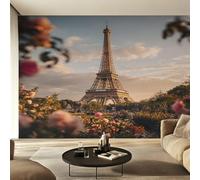 Generico Fotomurali Carta da Parati Torre Eiffel, Carta da Parati Camera da Letto Francia Parigi Soggiorno Decorazioni Parete Tessuto Non Tessuto 450x315 W39