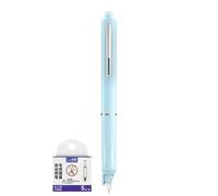 Generico Fountain Pen, No Leaking Retractable Fountain Pens,0.38mm Fine Nib Refillable Ink Cartridges for Calligraphy Sketching Drawing Doodling Journaling Diary 1.8x1.5x15cm