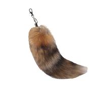 Generico Fox Tail Keychain - Portable Fake Fox Tail Keychain, Creative Furry Tails Keychainn FoxsTaill, Animal Tails Keychains Bag Charm Pendant Furry Taill For Keys Cars Backpacks
