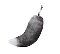 Generico Fox Tail Keychain - Portable Fake Fox Tail Keychain, Creative Furry Tails Keychainn FoxsTaill, Animal Tails Keychains Bag Charm Pendant Furry Taill For Keys Cars Backpacks