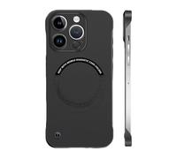 Generico Frameless Matte Ultra Thin Magnetic Case for Iphone 16 Pro Max, 16/15/14/13, Hard Pc Slim Case Compatible with Magsafe (for iPhone 16,Black)