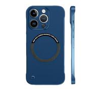Generico Frameless Matte Ultra Thin Magnetic Case for Iphone 16 Pro Max, 16/15/14/13, Hard Pc Slim Case Compatible with Magsafe (for iPhone 16,Blue)