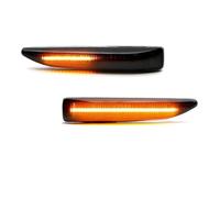 Generico Frecce Auto 2 Pezzi Per BMW Serie 7 E65 E66 E67 E68 745i 750i 760i 2002-2008 Mber Lampeggiano LED Indicatore Direzione Laterale Indicatori Indicatori di direzione
