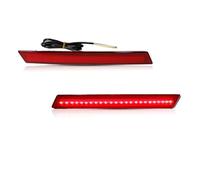 Generico Frecce Auto Per Cadillac Per XTS 2013-2017 LED Posteriore Riflettore Luci Funzione Come Coda Freno Fendinebbia Indicatori Di Direzione Indicatori di direzione(Red Lens)