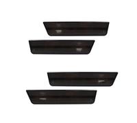 Generico Frecce Auto Per Dodge Per Challenger 2008-2014 LED Indicatori Posizione Laterali Alloggiamenti Doppia Anteriore Riflettore Posteriore Senza Indicatori di direzione(Smoked Front Rear)