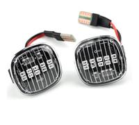 Generico Frecce auto Per Skoda Per Octavia Per Mk2 Per Fabia Per Roomster Per Rapid NH3 Luce di posizione laterale a LED senza errori sequenziale(Crystal)