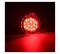Generico Frecce Laterali Per Ford Per Mondeo Mk5 Per Mustang Per Edge Per Explorer 2 pezzi LED Canbus Nessun errore Luci pozzanghera specchietto laterale 6000K Indicatore Laterale(Rosso)