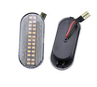 Generico Freccia Laterale Auto Per Ford Per Fiesta Per Focus Per MK2 Per C-Max Per Fusion Per Galaxy Luce di posizione laterale a LED dinamica 4M5A13K309AA(Dynamic Crystal)