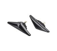 Generico Freccia Laterale Auto Per Ford Per Mondeo Per MK3 Per FOCUS MK1 LED Indicatore laterale dinamico Indicatore di direzione Sequenziale Lampada Indicatore lampeggiante(Dynamic Smoked)