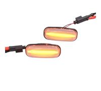 Generico Freccia Laterale Auto Per Land Per Rover Per Discovery 2 1999-2004 Per Defender Per Freelander 1 2002-2005 LED Dinamico Indicatore Laterale luce di segnale(Crystal)