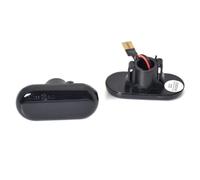 Generico Freccia Laterale Auto Per Master II Per Kangoo Per Rapid LED sequenziale dinamico rapido Ripetitore laterale Lampeggiante ambra Canbus senza errori(Dynamic Smoked)
