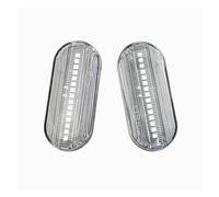 Generico Freccia Specchietto 2 Pezzi Per Ford Per C-Max Per Fiesta Per Fusion Per Galaxy Indicatore Luminoso Di Segnalazione A LED Dinamico Laterale(Crystal)