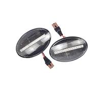 Generico Freccia Specchietto Retrovisore 2 LED Indicatori Di Direzione Dinamici Sequenziali Per Opel Per Corsa B/C Per Combo B/C Per Meriva A Per Astra F Per Vita(Crystal White)