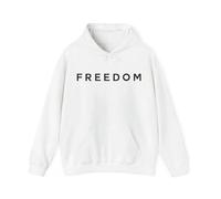 Generico Freedom Hoodie Charlie Kirk Patriotic Unisex Pullover Sweatshirt, Bold Graphic Casual Wear for Men And Women (White,XS)