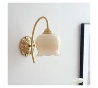 Generico French Home Decorative Led Pendant Lights Lighting with Resin Shade Vintage Luxury Brass Hanging Lamp Bedroom Bedside Kitchen