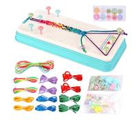 Generico Friendship Bracelet Braider Kit, Fun & Safe Friendships Bracelets Rope Braider Kit, Creativity Woven Friendship Bracelets for Girls And Boys, Cool Arts And Crafts Bracelet for Kids