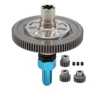 Generico Frizione per Gocce di ingranaggio Spur 91T con Parti impostate da 21t 17t a Marcia da 21t compatibili con 1 10 4x4 rc Come vorteks(Blue)