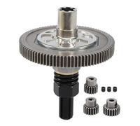 Generico Frizione per Gocce di ingranaggio Spur 91T con Parti impostate da 21t 17t a Marcia da 21t compatibili con 1 10 4x4 rc Come vorteks(Black)
