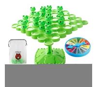 Generico Frog Balance Game, Creative Boys Desktop Frog Balance Toy, ABS Parent-Child Interactive Games for Home, Kindergarten, Indoor, Outdoor, and Travel Fun, 10.43x7.09x1.38 Inches