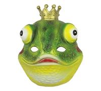 Generico Frog Cosplay Masque, Costume Accessory for Party or Photography, Breathable Prop with Frog Design for Stage Performance or Themed Events, Lightweight Feel, 27x24cm