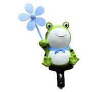 Generico Frog Cycle Handlebar Decoration, Convenient Electric Scooter Handlebar Decoration - Long-Lasting Resin Cute Frogs Cycles Ornaments, Cycle Handlebars Mount Frog Doll for Cycles Accessorie